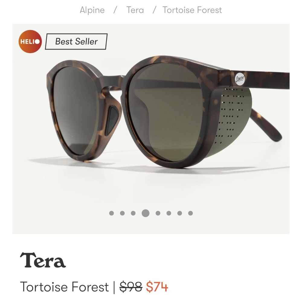 Sunski Sunglasses Tortoise Removal Sun Shields